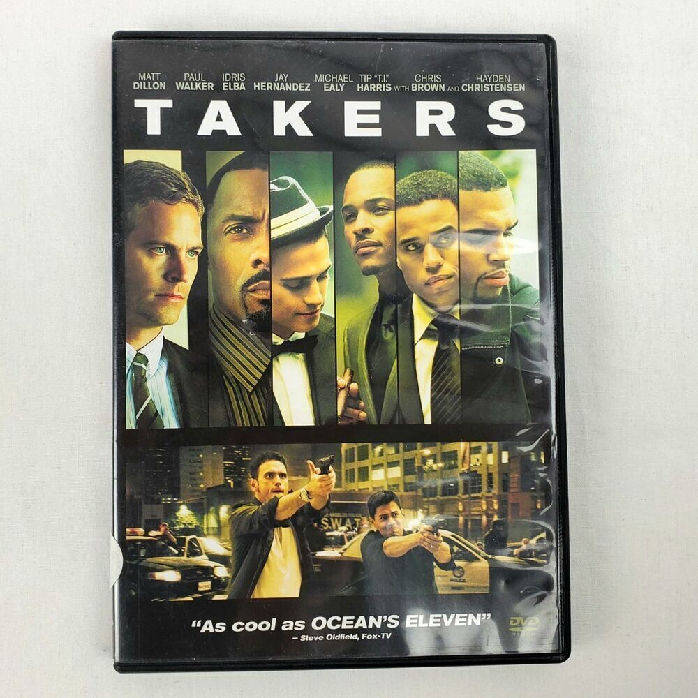 TAKERS (2010 Film) Action/Thriller [DVD]